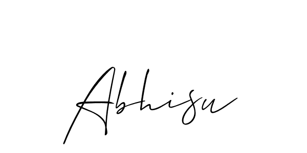 Similarly Allison_Script is the best handwritten signature design. Signature creator online .You can use it as an online autograph creator for name Abhisu. Abhisu signature style 2 images and pictures png