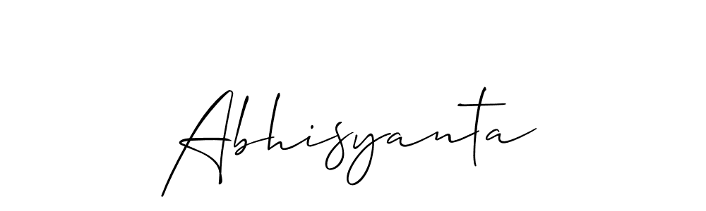 Similarly Allison_Script is the best handwritten signature design. Signature creator online .You can use it as an online autograph creator for name Abhisyanta. Abhisyanta signature style 2 images and pictures png