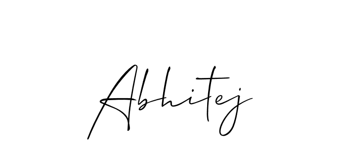 How to make Abhitej name signature. Use Allison_Script style for creating short signs online. This is the latest handwritten sign. Abhitej signature style 2 images and pictures png