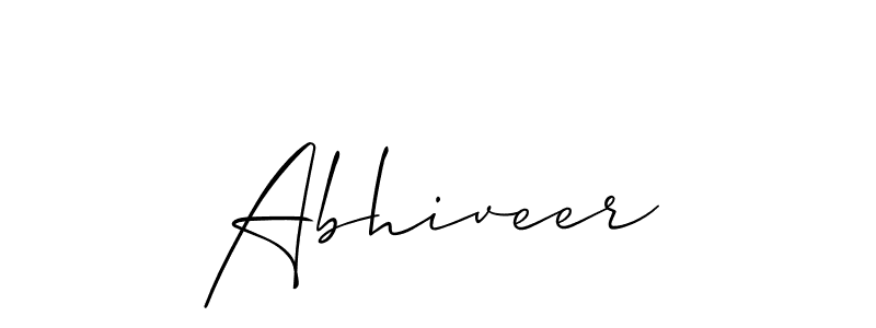 Allison_Script is a professional signature style that is perfect for those who want to add a touch of class to their signature. It is also a great choice for those who want to make their signature more unique. Get Abhiveer name to fancy signature for free. Abhiveer signature style 2 images and pictures png