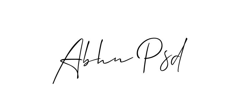 The best way (Allison_Script) to make a short signature is to pick only two or three words in your name. The name Abhn Psd include a total of six letters. For converting this name. Abhn Psd signature style 2 images and pictures png