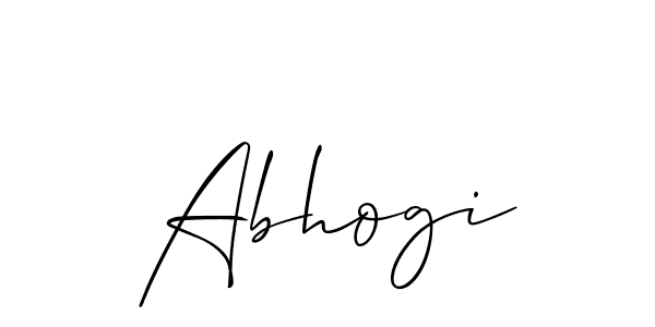 Make a short Abhogi signature style. Manage your documents anywhere anytime using Allison_Script. Create and add eSignatures, submit forms, share and send files easily. Abhogi signature style 2 images and pictures png