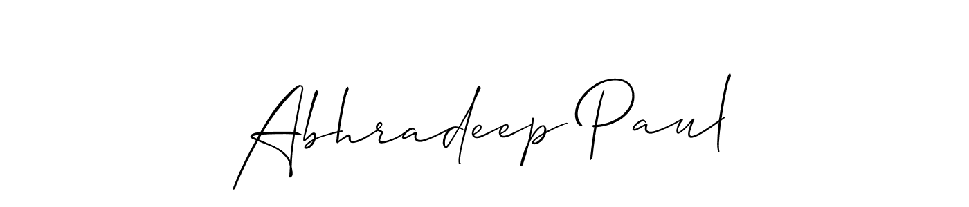 Check out images of Autograph of Abhradeep Paul name. Actor Abhradeep Paul Signature Style. Allison_Script is a professional sign style online. Abhradeep Paul signature style 2 images and pictures png