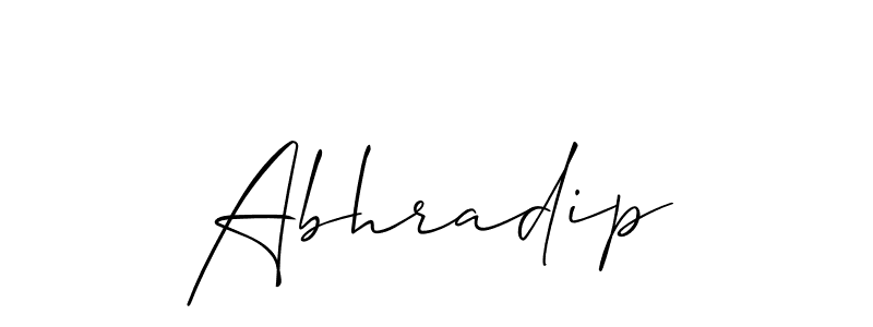 Make a beautiful signature design for name Abhradip. Use this online signature maker to create a handwritten signature for free. Abhradip signature style 2 images and pictures png