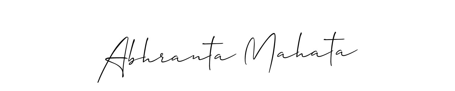Here are the top 10 professional signature styles for the name Abhranta Mahata. These are the best autograph styles you can use for your name. Abhranta Mahata signature style 2 images and pictures png