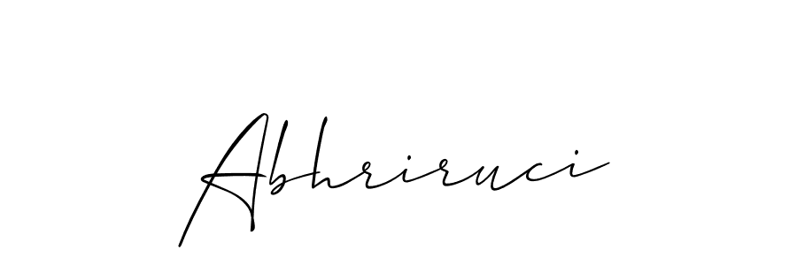 Abhriruci stylish signature style. Best Handwritten Sign (Allison_Script) for my name. Handwritten Signature Collection Ideas for my name Abhriruci. Abhriruci signature style 2 images and pictures png