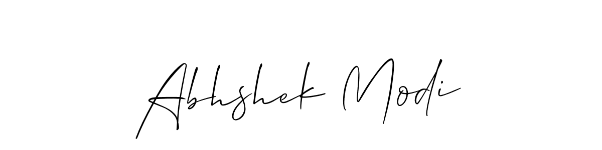 Make a beautiful signature design for name Abhshek Modi. Use this online signature maker to create a handwritten signature for free. Abhshek Modi signature style 2 images and pictures png