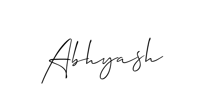 Best and Professional Signature Style for Abhyash. Allison_Script Best Signature Style Collection. Abhyash signature style 2 images and pictures png