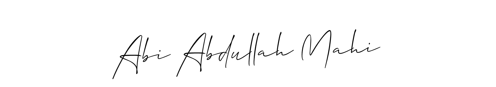 Check out images of Autograph of Abi Abdullah Mahi name. Actor Abi Abdullah Mahi Signature Style. Allison_Script is a professional sign style online. Abi Abdullah Mahi signature style 2 images and pictures png