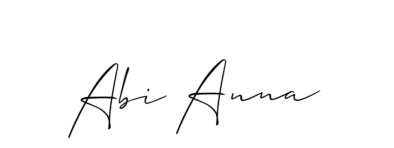 if you are searching for the best signature style for your name Abi Anna. so please give up your signature search. here we have designed multiple signature styles  using Allison_Script. Abi Anna signature style 2 images and pictures png