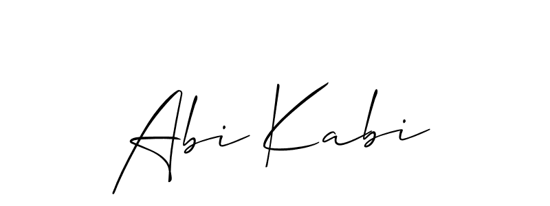 This is the best signature style for the Abi Kabi name. Also you like these signature font (Allison_Script). Mix name signature. Abi Kabi signature style 2 images and pictures png