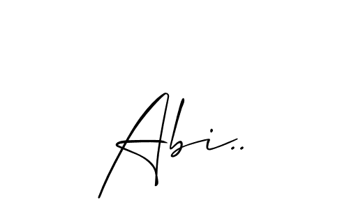 How to make Abi.. name signature. Use Allison_Script style for creating short signs online. This is the latest handwritten sign. Abi.. signature style 2 images and pictures png