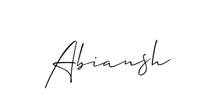 How to Draw Abiansh signature style? Allison_Script is a latest design signature styles for name Abiansh. Abiansh signature style 2 images and pictures png