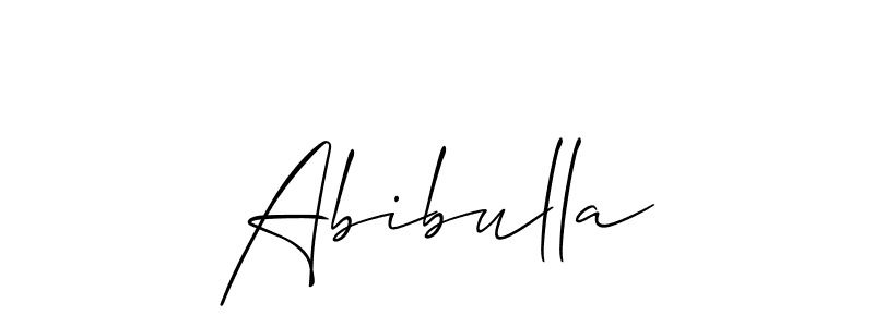 Make a beautiful signature design for name Abibulla. Use this online signature maker to create a handwritten signature for free. Abibulla signature style 2 images and pictures png