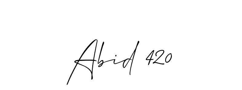 Here are the top 10 professional signature styles for the name Abid 420. These are the best autograph styles you can use for your name. Abid 420 signature style 2 images and pictures png