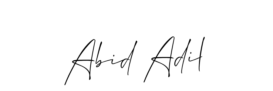 Check out images of Autograph of Abid Adil name. Actor Abid Adil Signature Style. Allison_Script is a professional sign style online. Abid Adil signature style 2 images and pictures png