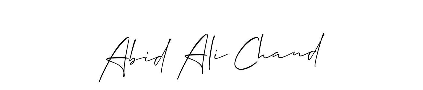 Also You can easily find your signature by using the search form. We will create Abid Ali Chand name handwritten signature images for you free of cost using Allison_Script sign style. Abid Ali Chand signature style 2 images and pictures png
