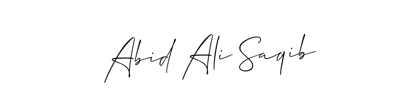 This is the best signature style for the Abid Ali Saqib name. Also you like these signature font (Allison_Script). Mix name signature. Abid Ali Saqib signature style 2 images and pictures png