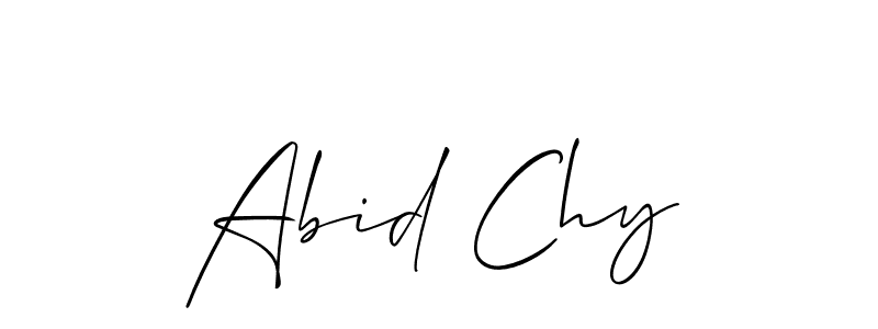 Make a short Abid Chy signature style. Manage your documents anywhere anytime using Allison_Script. Create and add eSignatures, submit forms, share and send files easily. Abid Chy signature style 2 images and pictures png