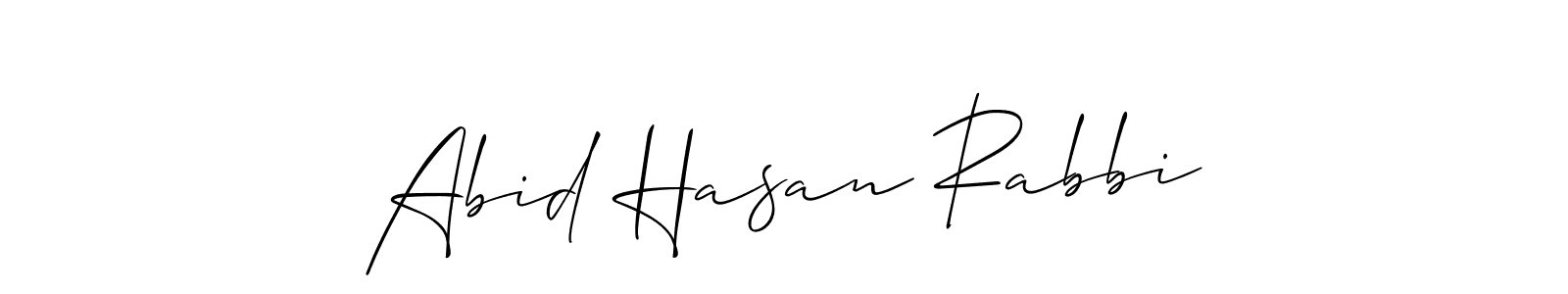 Make a beautiful signature design for name Abid Hasan Rabbi. Use this online signature maker to create a handwritten signature for free. Abid Hasan Rabbi signature style 2 images and pictures png