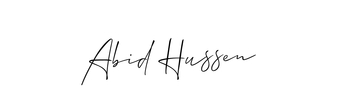 if you are searching for the best signature style for your name Abid Hussen. so please give up your signature search. here we have designed multiple signature styles  using Allison_Script. Abid Hussen signature style 2 images and pictures png