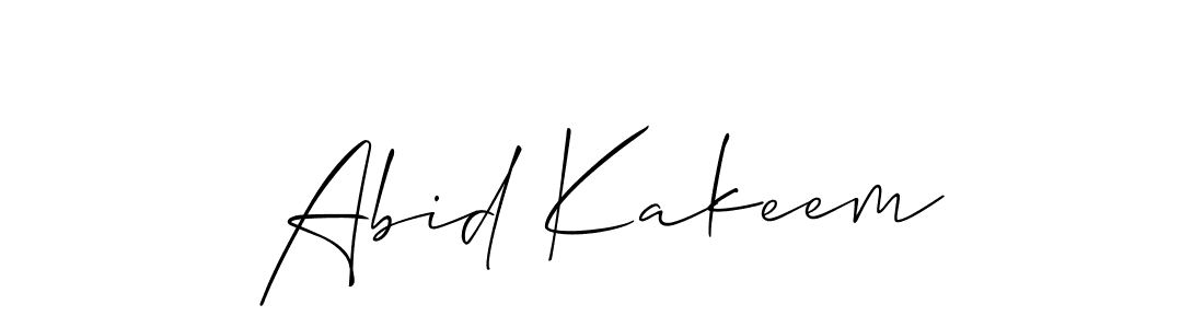 Best and Professional Signature Style for Abid Kakeem. Allison_Script Best Signature Style Collection. Abid Kakeem signature style 2 images and pictures png