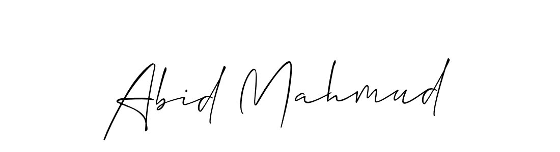 Also You can easily find your signature by using the search form. We will create Abid Mahmud name handwritten signature images for you free of cost using Allison_Script sign style. Abid Mahmud signature style 2 images and pictures png