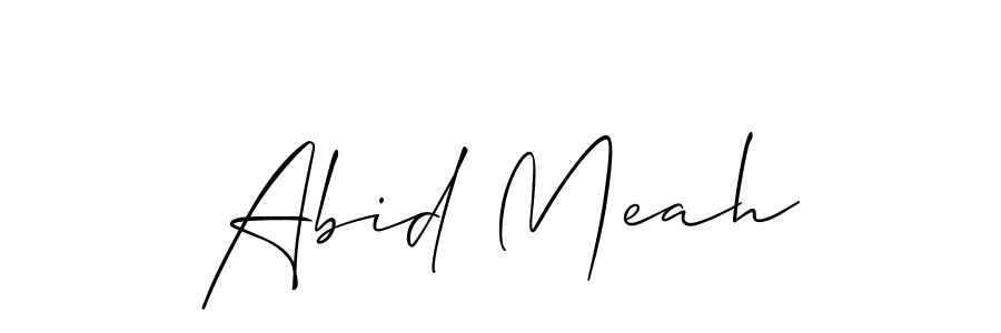 Similarly Allison_Script is the best handwritten signature design. Signature creator online .You can use it as an online autograph creator for name Abid Meah. Abid Meah signature style 2 images and pictures png