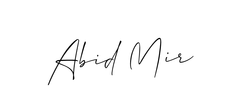 How to Draw Abid Mir signature style? Allison_Script is a latest design signature styles for name Abid Mir. Abid Mir signature style 2 images and pictures png