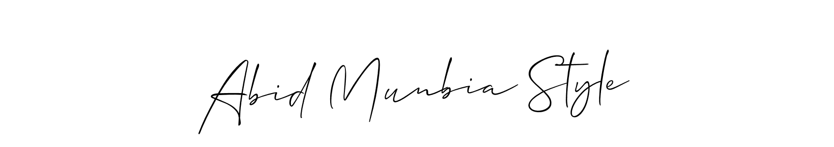 This is the best signature style for the Abid Munbia Style name. Also you like these signature font (Allison_Script). Mix name signature. Abid Munbia Style signature style 2 images and pictures png