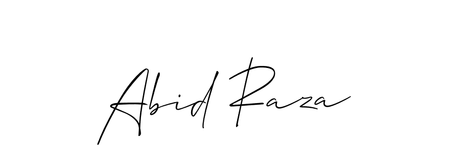 It looks lik you need a new signature style for name Abid Raza. Design unique handwritten (Allison_Script) signature with our free signature maker in just a few clicks. Abid Raza signature style 2 images and pictures png