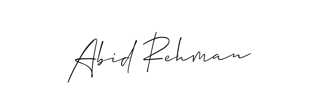 The best way (Allison_Script) to make a short signature is to pick only two or three words in your name. The name Abid Rehman include a total of six letters. For converting this name. Abid Rehman signature style 2 images and pictures png
