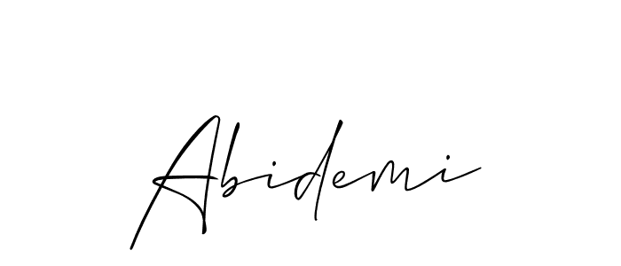 You can use this online signature creator to create a handwritten signature for the name Abidemi. This is the best online autograph maker. Abidemi signature style 2 images and pictures png