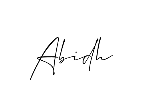 Allison_Script is a professional signature style that is perfect for those who want to add a touch of class to their signature. It is also a great choice for those who want to make their signature more unique. Get Abidh name to fancy signature for free. Abidh signature style 2 images and pictures png