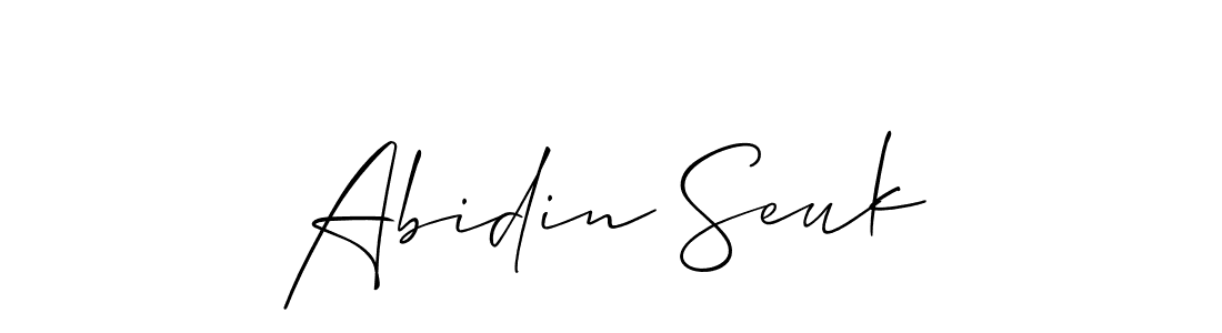 Once you've used our free online signature maker to create your best signature Allison_Script style, it's time to enjoy all of the benefits that Abidin Seuk name signing documents. Abidin Seuk signature style 2 images and pictures png