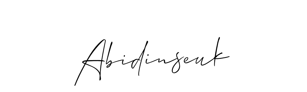 Best and Professional Signature Style for Abidinseuk. Allison_Script Best Signature Style Collection. Abidinseuk signature style 2 images and pictures png