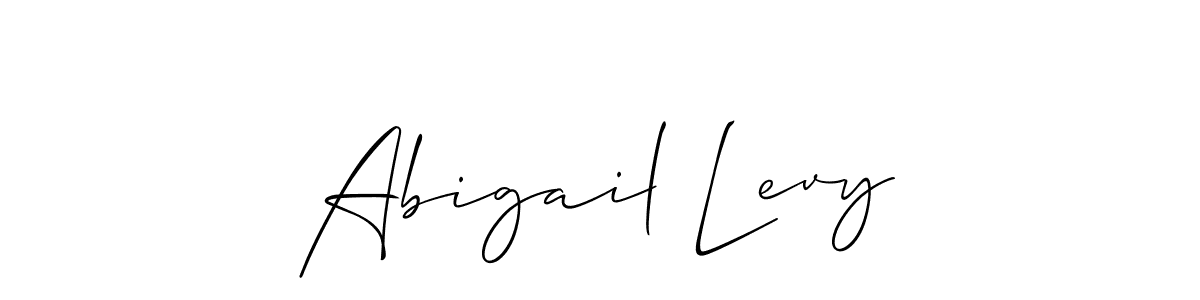 It looks lik you need a new signature style for name Abigail Levy. Design unique handwritten (Allison_Script) signature with our free signature maker in just a few clicks. Abigail Levy signature style 2 images and pictures png