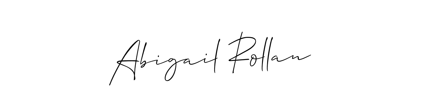 Similarly Allison_Script is the best handwritten signature design. Signature creator online .You can use it as an online autograph creator for name Abigail Rollan. Abigail Rollan signature style 2 images and pictures png