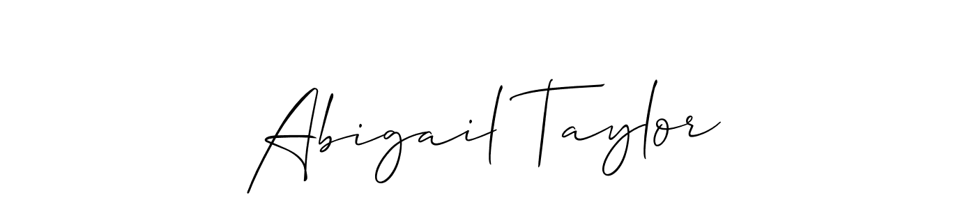 Abigail Taylor stylish signature style. Best Handwritten Sign (Allison_Script) for my name. Handwritten Signature Collection Ideas for my name Abigail Taylor. Abigail Taylor signature style 2 images and pictures png