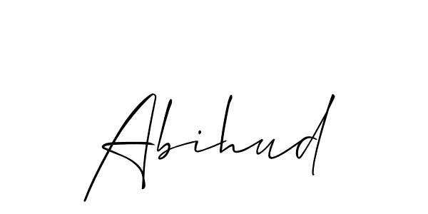 Abihud stylish signature style. Best Handwritten Sign (Allison_Script) for my name. Handwritten Signature Collection Ideas for my name Abihud. Abihud signature style 2 images and pictures png