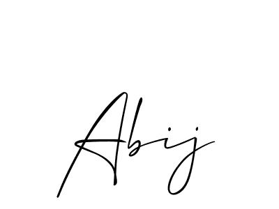 Similarly Allison_Script is the best handwritten signature design. Signature creator online .You can use it as an online autograph creator for name Abij. Abij signature style 2 images and pictures png
