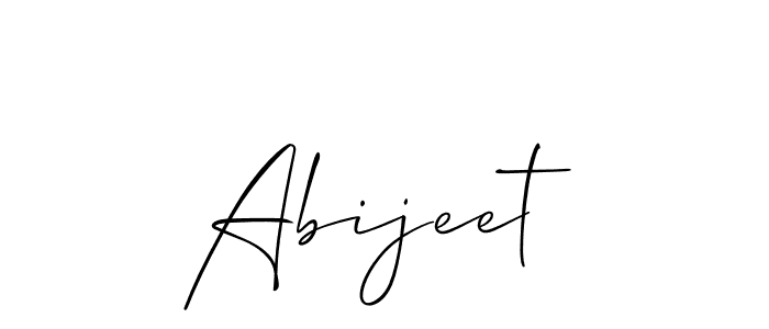 Make a beautiful signature design for name Abijeet. With this signature (Allison_Script) style, you can create a handwritten signature for free. Abijeet signature style 2 images and pictures png