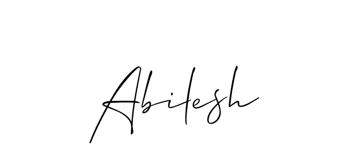 Also You can easily find your signature by using the search form. We will create Abilesh name handwritten signature images for you free of cost using Allison_Script sign style. Abilesh signature style 2 images and pictures png