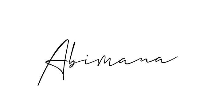 You should practise on your own different ways (Allison_Script) to write your name (Abimana) in signature. don't let someone else do it for you. Abimana signature style 2 images and pictures png