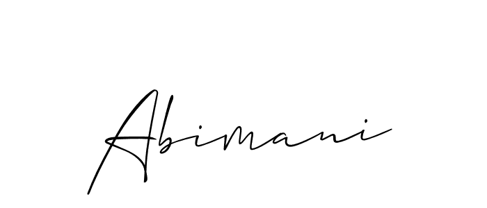 Once you've used our free online signature maker to create your best signature Allison_Script style, it's time to enjoy all of the benefits that Abimani name signing documents. Abimani signature style 2 images and pictures png