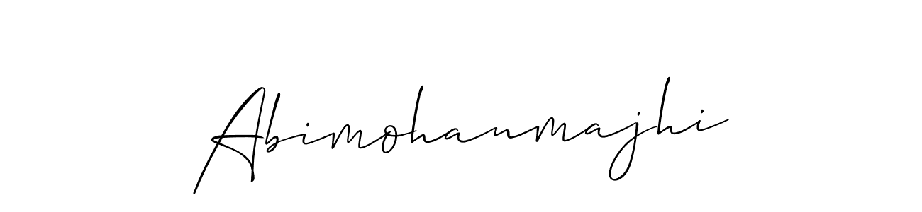 You should practise on your own different ways (Allison_Script) to write your name (Abimohanmajhi) in signature. don't let someone else do it for you. Abimohanmajhi signature style 2 images and pictures png