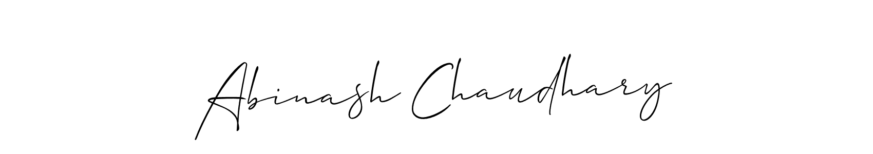 Make a beautiful signature design for name Abinash Chaudhary. With this signature (Allison_Script) style, you can create a handwritten signature for free. Abinash Chaudhary signature style 2 images and pictures png