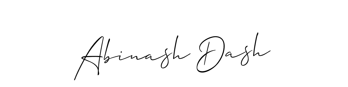 Make a beautiful signature design for name Abinash Dash. With this signature (Allison_Script) style, you can create a handwritten signature for free. Abinash Dash signature style 2 images and pictures png