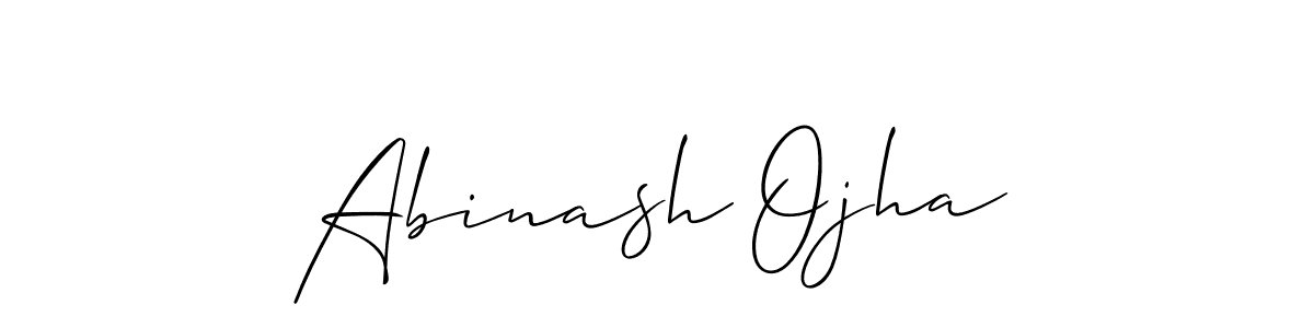 Create a beautiful signature design for name Abinash Ojha. With this signature (Allison_Script) fonts, you can make a handwritten signature for free. Abinash Ojha signature style 2 images and pictures png