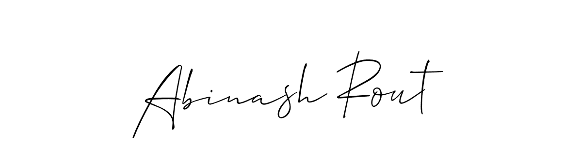 Also we have Abinash Rout name is the best signature style. Create professional handwritten signature collection using Allison_Script autograph style. Abinash Rout signature style 2 images and pictures png